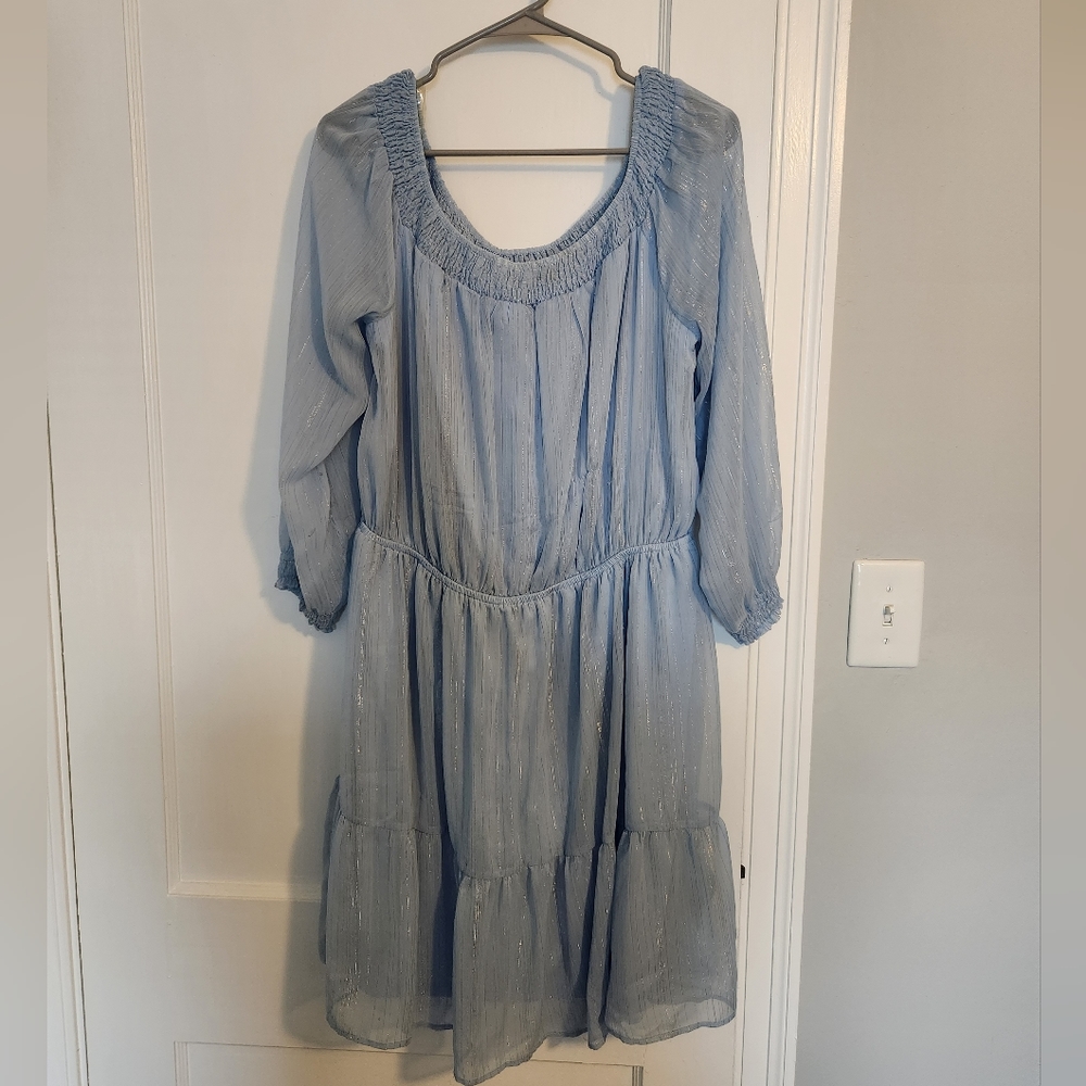 Eci blue dress size xl